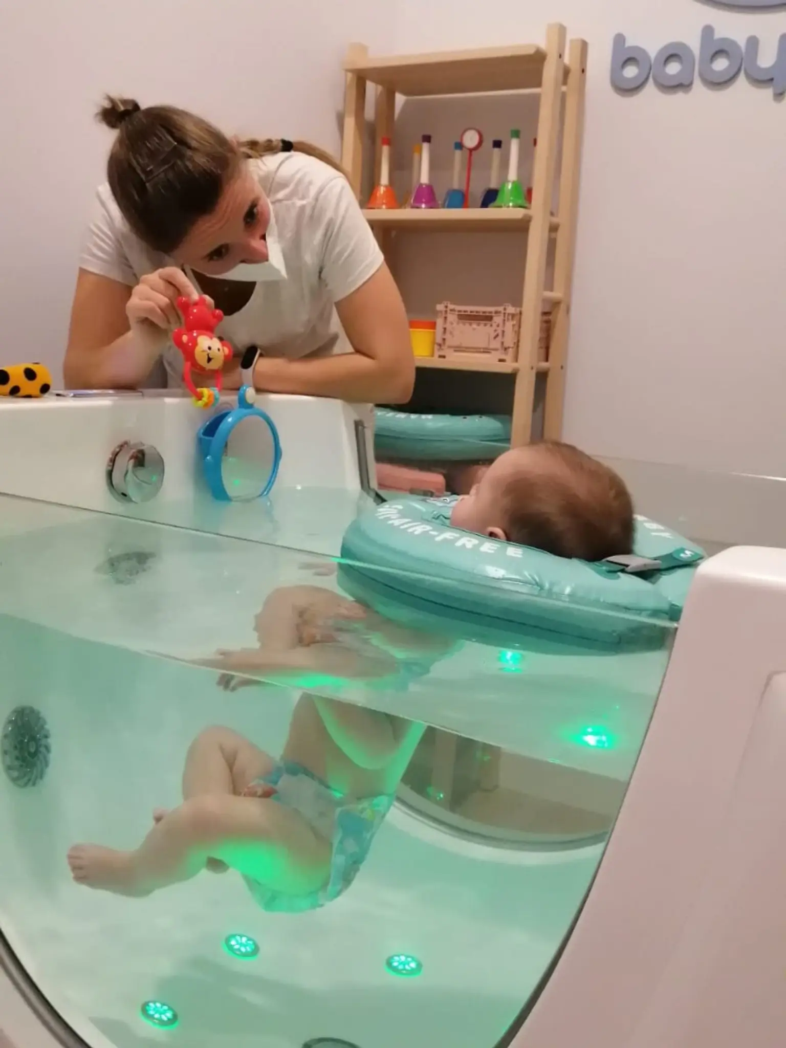tratamiento de piscina para bebes